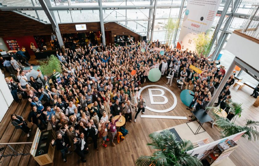 People from B Corps coming together for positive change