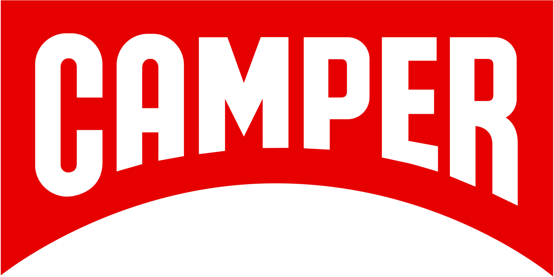 camper logo red