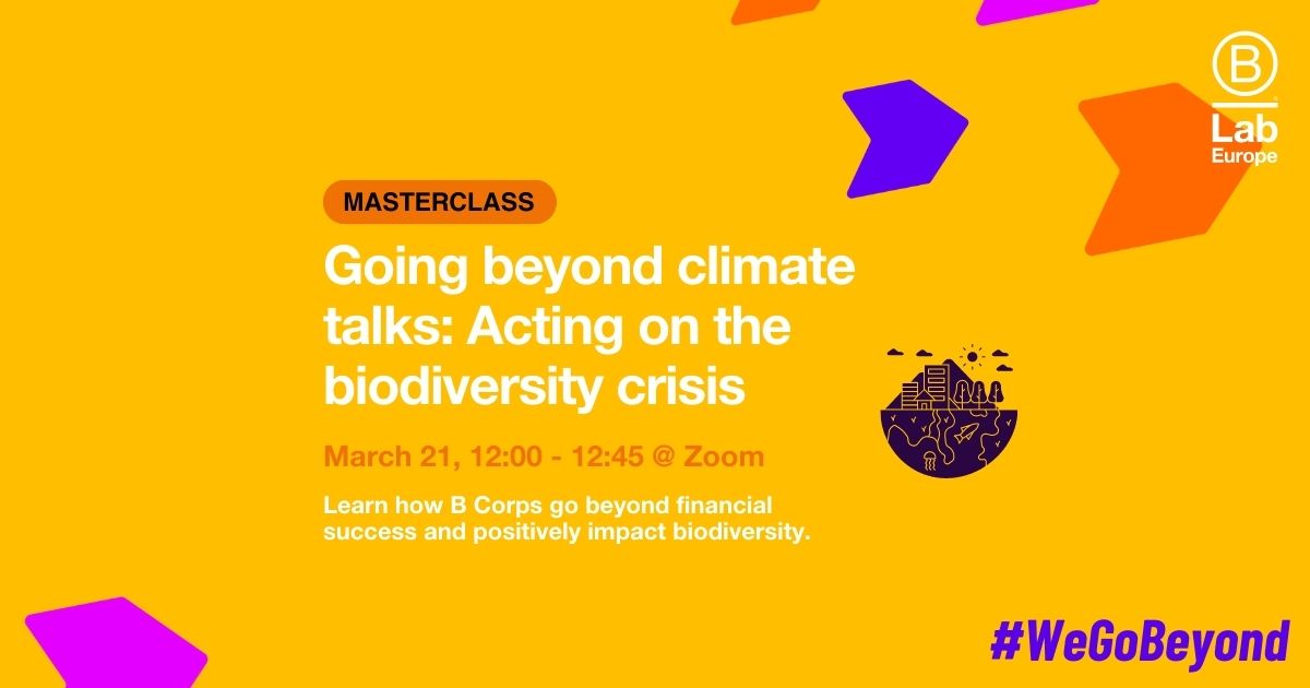 Going beyond climate talk: Acting on the biodiversity crisis