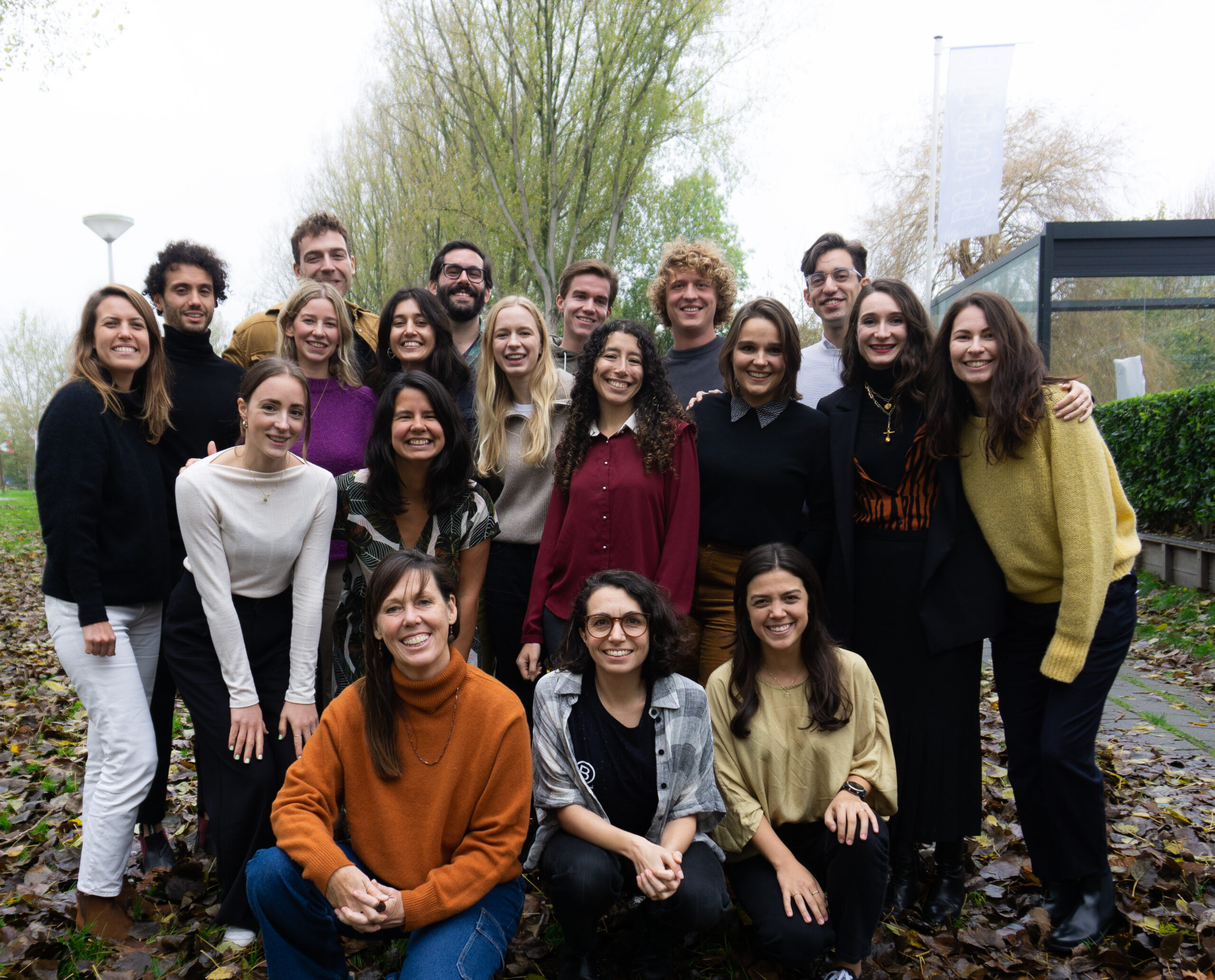 Members of the B Lab Europe team supporting the B Corp movement in Europe, 2022. Photo credit: Lucia Baruzzi