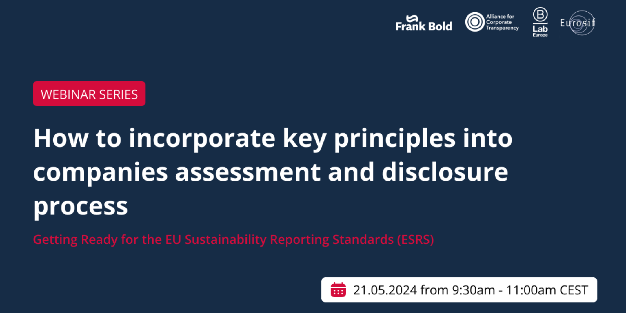 Getting Ready for the EU Sustainability Reporting Standards